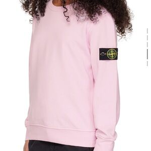 Authentic Stone Island pink crewneck